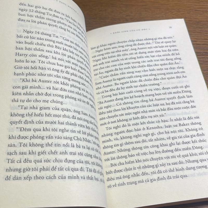 Khởi sinh của cô độc Paul Auster 508268