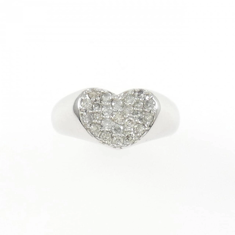 Nhẫn hồng ngọc K18WG hình trái tim đính đá kim cương 0.31CT - Hàng hiệu Chính hãng 851901