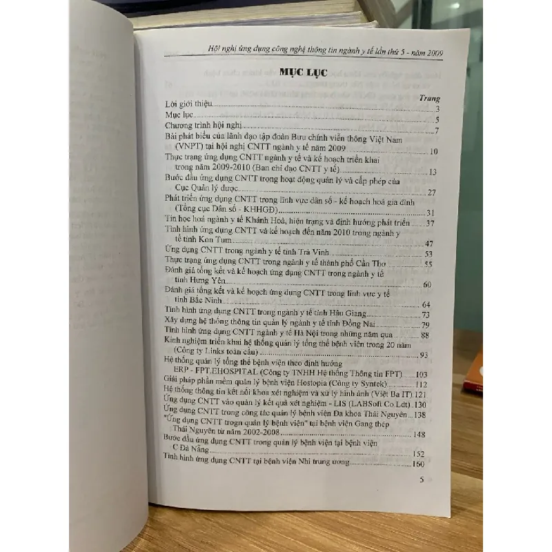 Hội nghị ứng dụng công nghệ thông tin ngành y tế lần thứ 5 716709