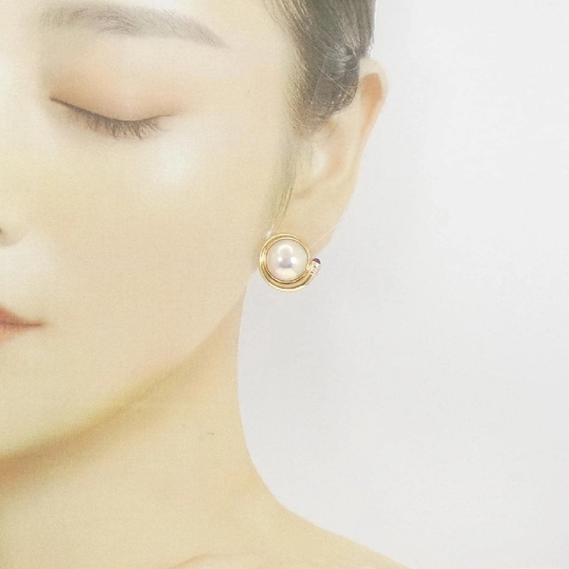 Bông tai Mabe Pearl Tasaki - Hàng hiệu Authentic 845344