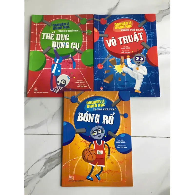 Alex Wood - Nguyên lí khoa học trong thể thao (3 cuốn: Thể dục dụng cụ, Võ thuật, Bóng rổ 604715