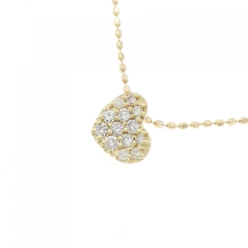 K10YG Dây chuyền kim cương hình trái tim 0.10CT - Hàng hiệu Chính hãng 868333