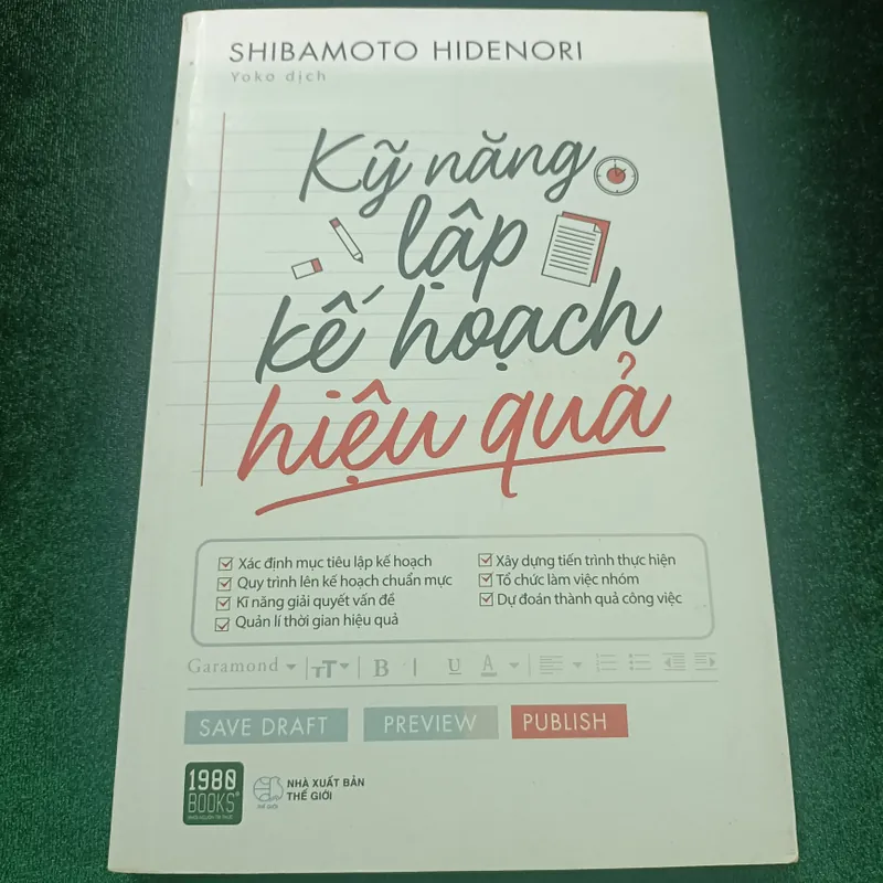 Kỹ năng lập kế hoạch hiệu quả  574897