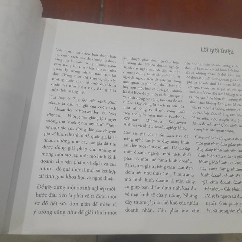 Tạo lập MÔ HÌNH KINH DOANH 501063