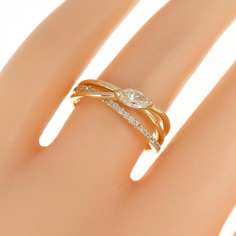 Nhẫn kim cương K18YG 0.28CT - Hàng hiệu Authentic 860410