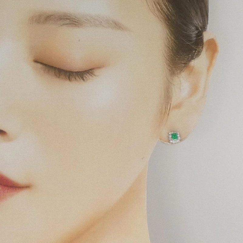 PT900 Bông tai Emerald 0.43CT - Hàng hiệu Chính hãng 867554