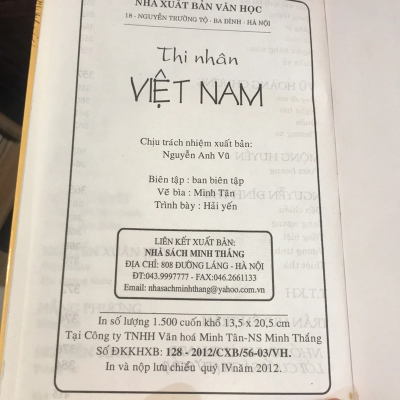 Thi nhân Việt Nam 470809