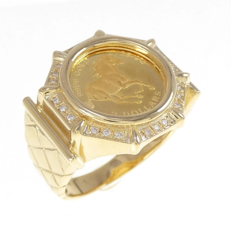 Nhẫn kim cương K18YG 0.14CT 667053