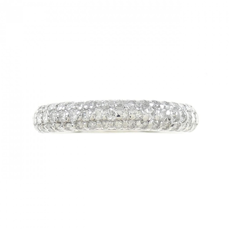 Nhẫn kim cương Pavé K18WG 0.50CT 670930