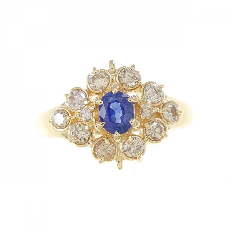 Nhẫn Sapphire K18YG 0.33CT 667056