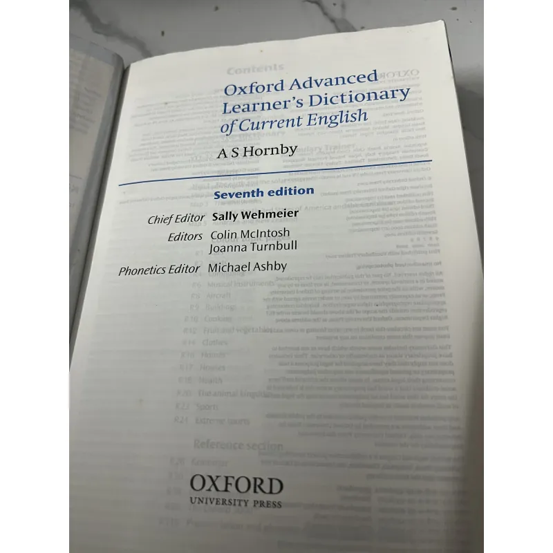 Oxford Advanced Learner Dictionary (7 edition) - Từ điển Oxford 927557
