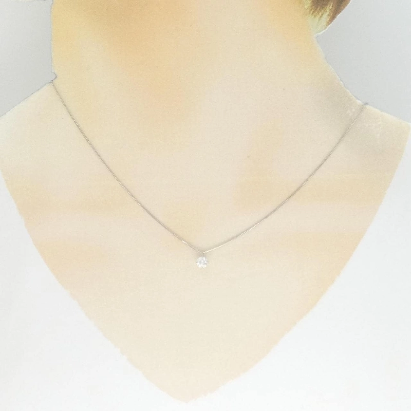 Dây chuyền kim cương Solitaire PT900/PT850 0.304CT - Hàng hiệu Chính hãng 862694