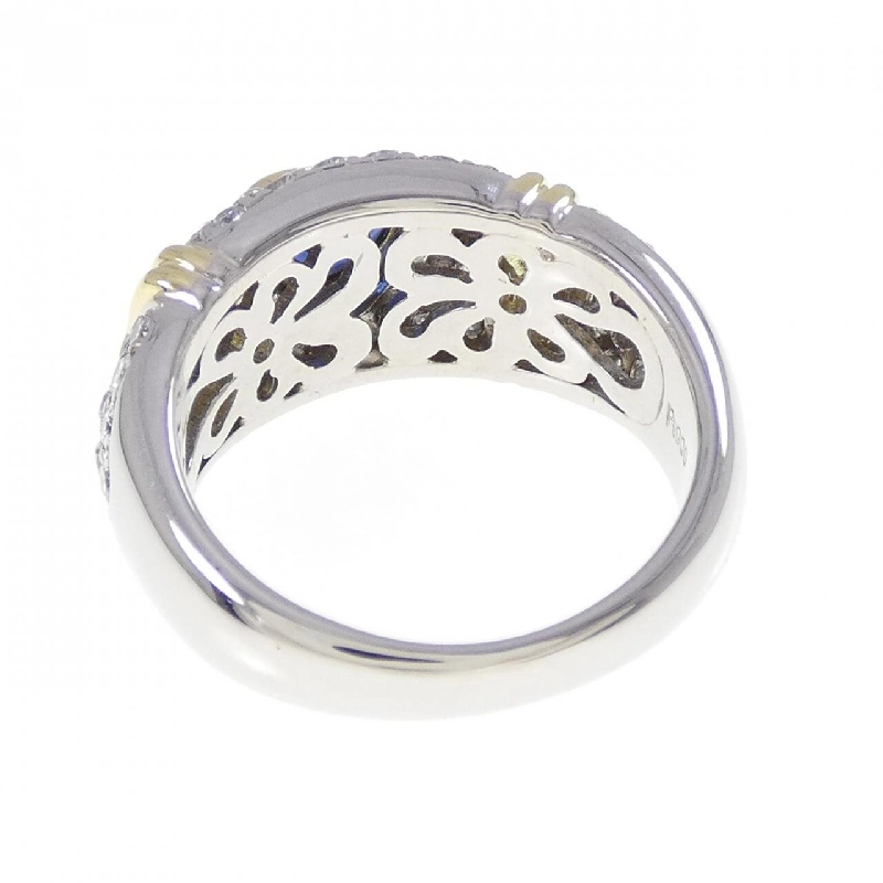 Nhẫn Sapphire hình trái tim PT900/K18YG 0.87CT - Hàng hiệu Chính hãng 852341