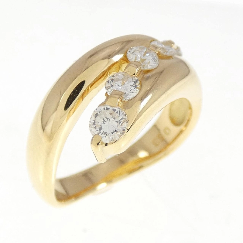 Nhẫn kim cương K18YG 0.53CT 673474