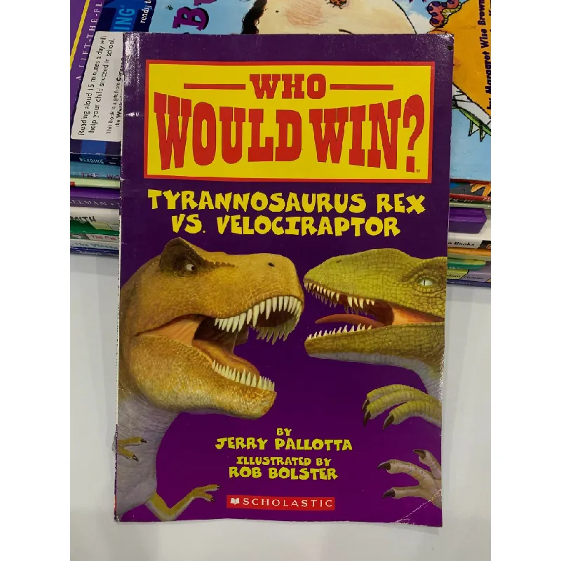 Tyrannosaurus Rex vs. Velociraptor – Jerry Pallotta 559527