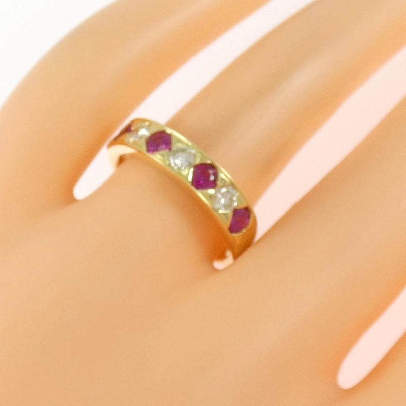 Nhẫn Ruby K18YG 0.57CT 665667