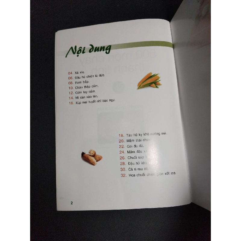 500 món chay thanh tịnh 2 mới 90% ố nhẹ 2017 Nguyễn Dzoãn Cẩm Vân HCM2103 SỨC KHỎE - THỂ THAO 918670