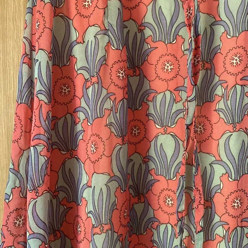 Đầm sự tiệc nữ vải voan hoa văn trẻ trung 1m2 1019236