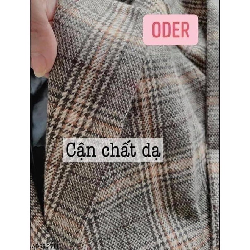 Áo blazer dạ kẻ tỷ năm không lỗi mode 49441