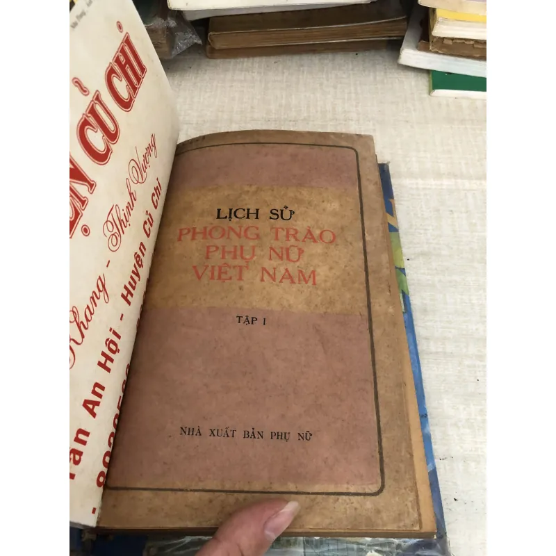 Lịch sử phong trào phụ nữ Việt Nam tập 1 1009805