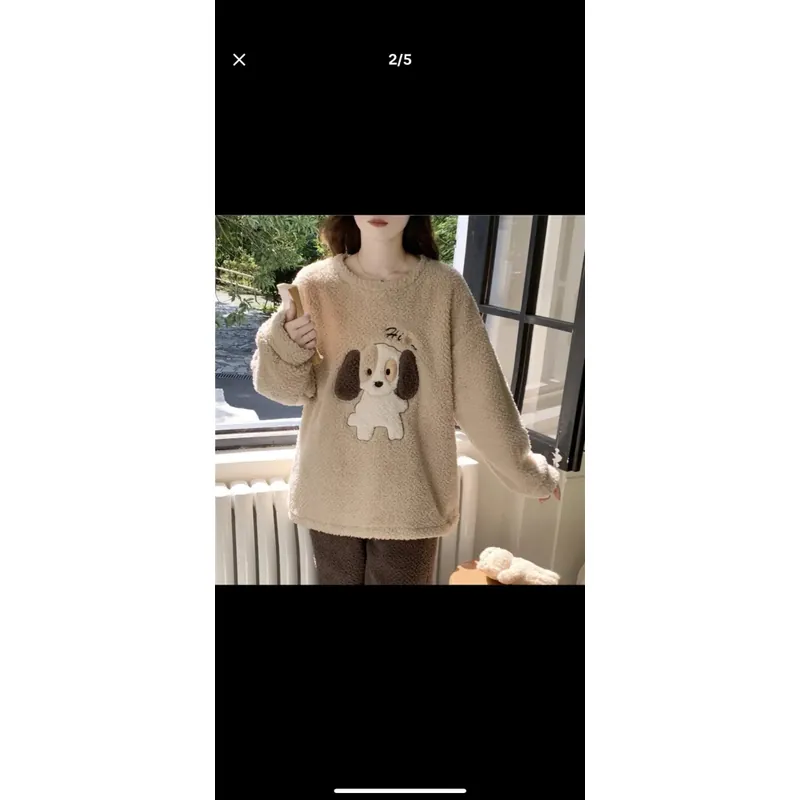 Áo nỉ lông mặt thú bỗng chốc  731420