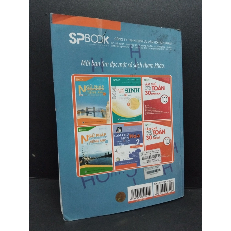 Làm chủ môn hóa trong 30 ngày 1 hóa hữu cơ mới 80% ố nhẹ 2017 HCM2809 Lê Đăng Khương GIÁO TRÌNH, CHUYÊN MÔN 917156