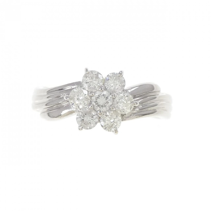 Nhẫn kim cương hoa PT900 0.50CT - Hàng hiệu Authentic 853569