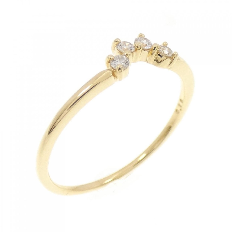 Nhẫn kim cương K18YG 0.10CT - Hàng hiệu Chính hãng 854701