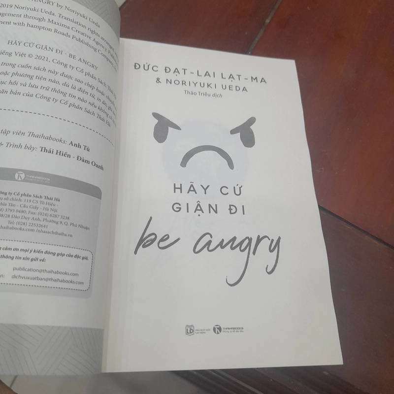 Đức Đạt - Lai Lạt - Ma & Noriyuki Ueda, HÃY CỨ GIẬN ĐI 473371