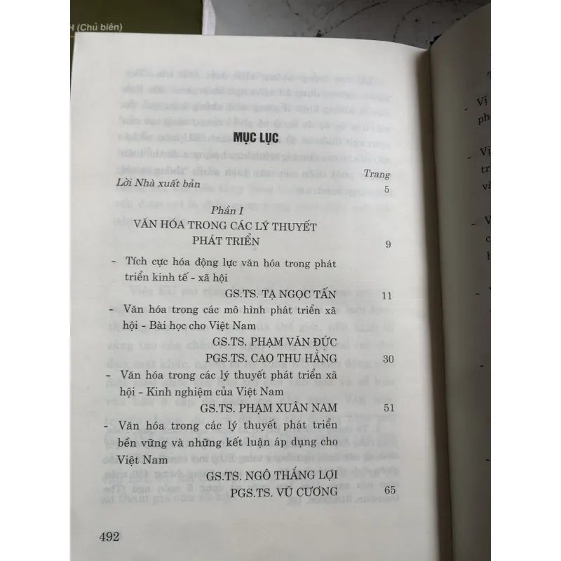 Văn hoá và phát triển: Những vấn đề của Việt Nam và kinh nghiệm của thế giới 722864