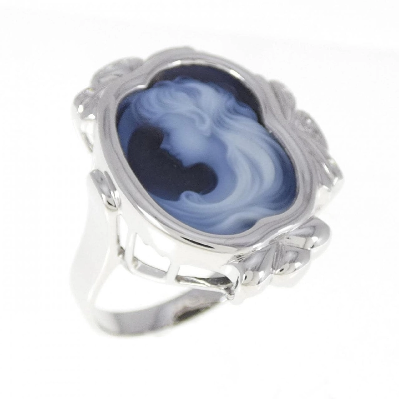 K14WG Nhẫn Mã Não Cameo - Hàng hiệu Chính hãng 850202