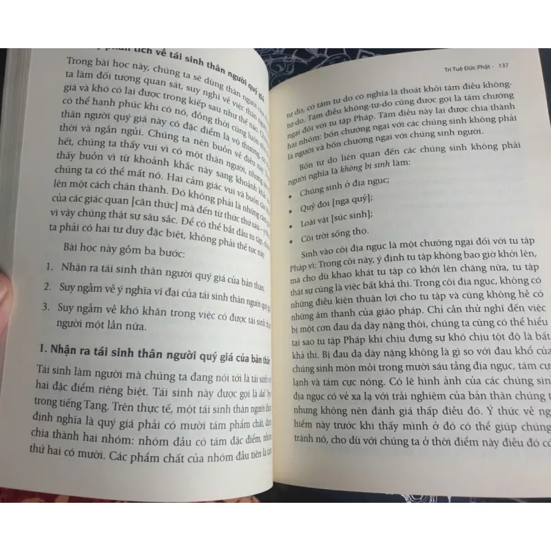 Sách Tứ tuệ Đức Phật - Lama Tham Thảo Rinpoche mới 90% 717730