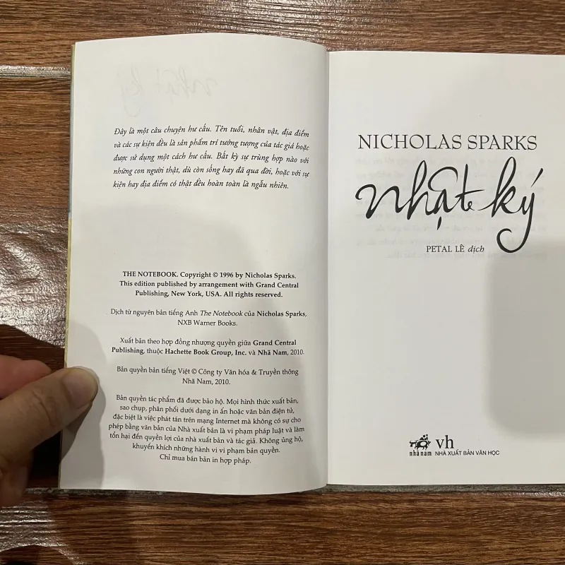 Nhật ký - Nicholas Sparks (15) 975801