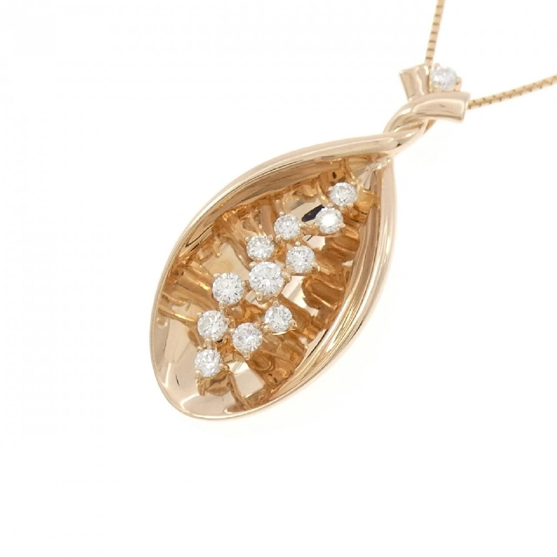 K18PG Dây chuyền kim cương 0.55CT - Hàng hiệu Authentic 863087