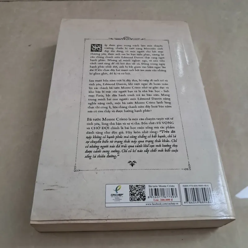 Tiểu thuyết - BÁ TƯỚC MONTE CRISTO (Alexandre Dumas cha) - Danh tác văn học Pháp 795713