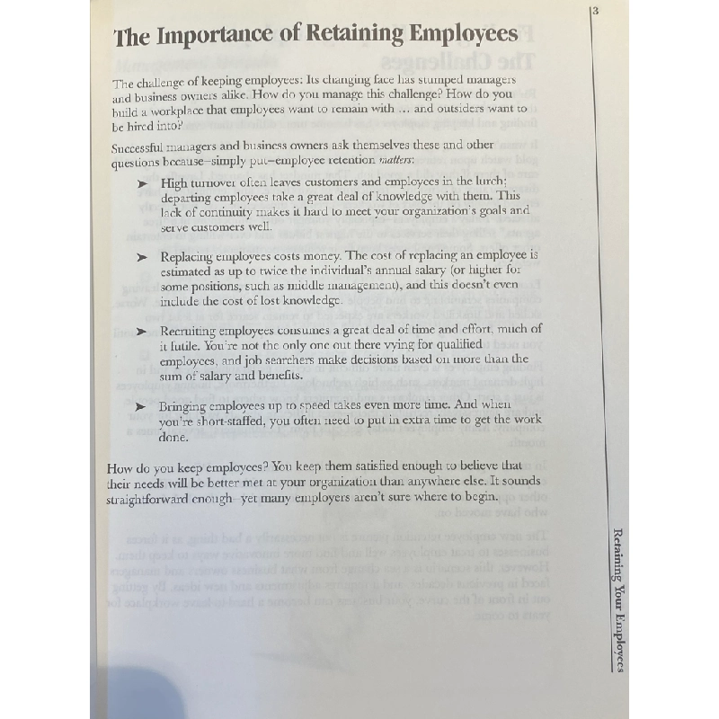 Retaining Your Employees - Barb Wingfield & Janice Berry 452115
