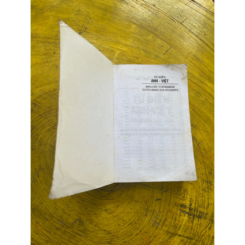 TỪ ĐIỂN ANH- VIỆT DÙNG CHO HỌC SINH 540016