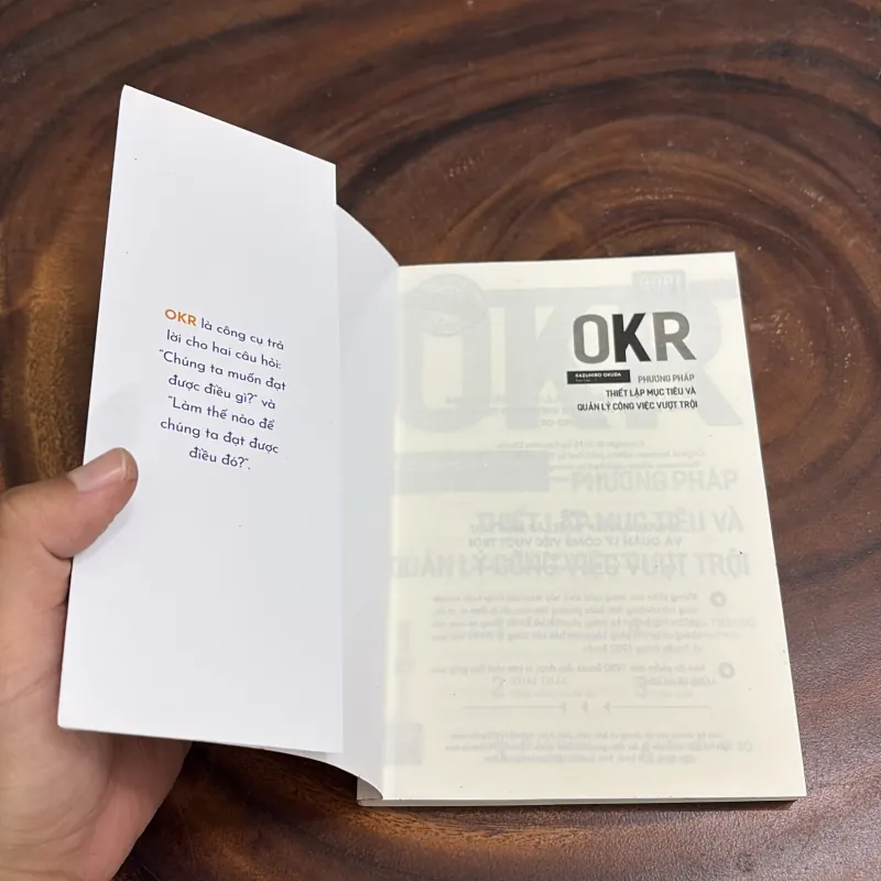 II OKR _ Phương Pháp Thiết Lập Mục Tiêu Và Quản Lý Công Việc Vượt Trội - KAZUHIRO OKUDA 1001890