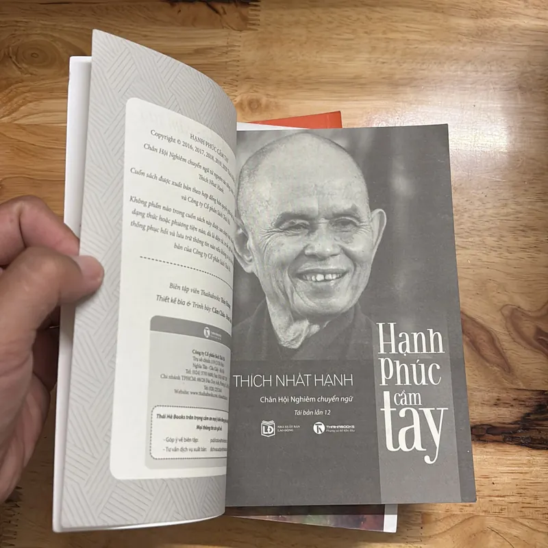 Sách Phật Giáo: Hạnh Phúc Cầm Tay - Thích Nhất Hạnh - Chân Hội Nghiêm (Chuyển Ngữ) - 2020 702684