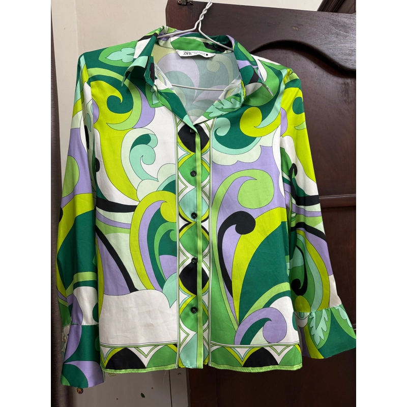 Sơ mi lụa zara 477946