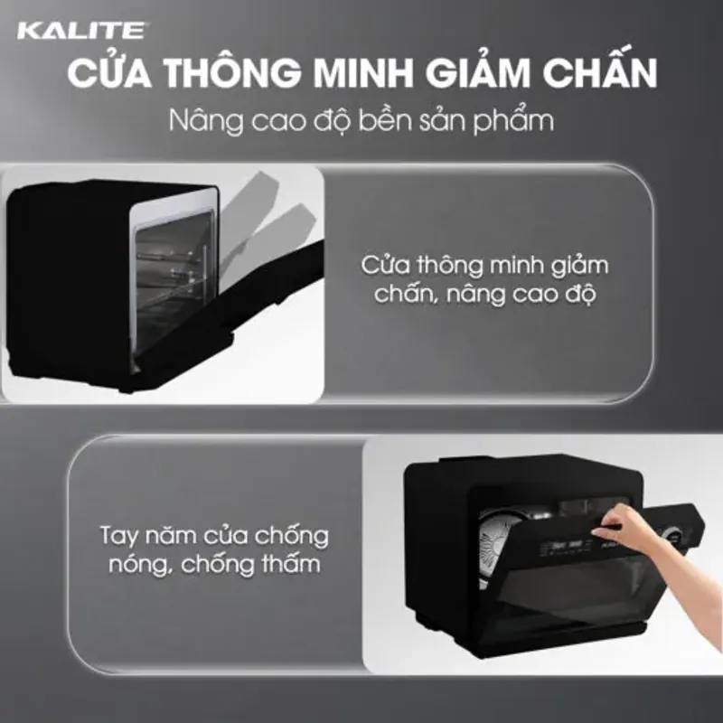 Nồi chiên hơi nước Kalite Steam Fusion Pro 4in1 20L chiên hấp nưỡng rã đông chính hãng 573036