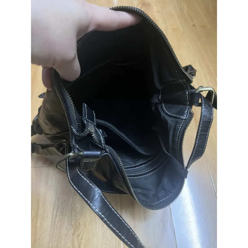 Balo nữ 31*33*9 da thật 2hand 973253