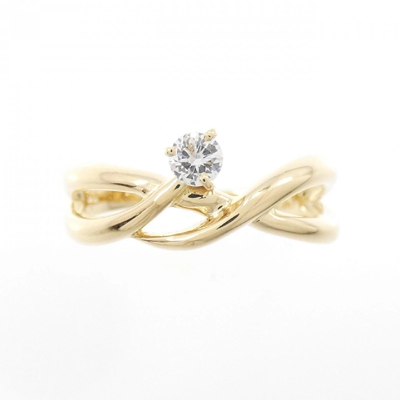 Nhẫn kim cương K18YG 0.10CT 672134