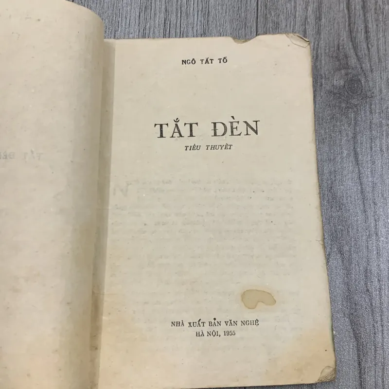 Tắt đèn - ngô tất tố. 1955-1956. 6a2 717436