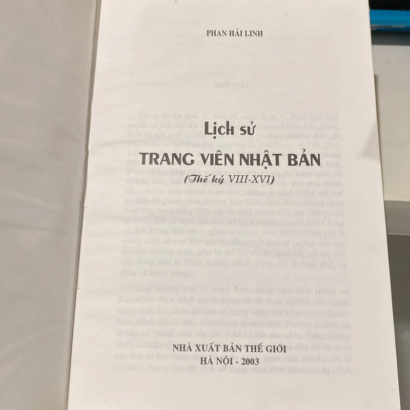 LỊCH SỬ TRANG VIÊN NHẬT BẢN (THẾ KỶ VIII-XIV), BẢN BÌA CỨNG, XB NĂM 2003 546996
