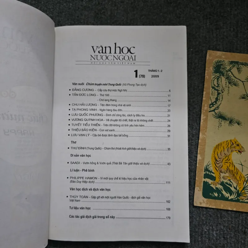 Tạp chí văn học nước ngoài số 1 -2009 745347