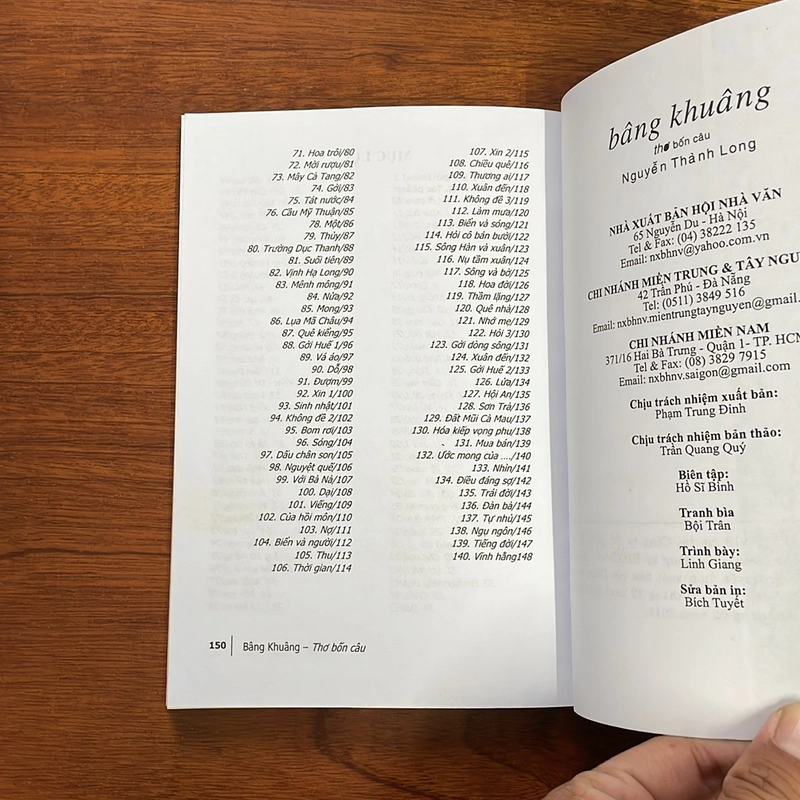 [Có Chữ Ký Tác Giả] - II Thơ: Bâng Khuâng (Thơ bốn câu) - Nguyễn Thành Long - 2013 496485