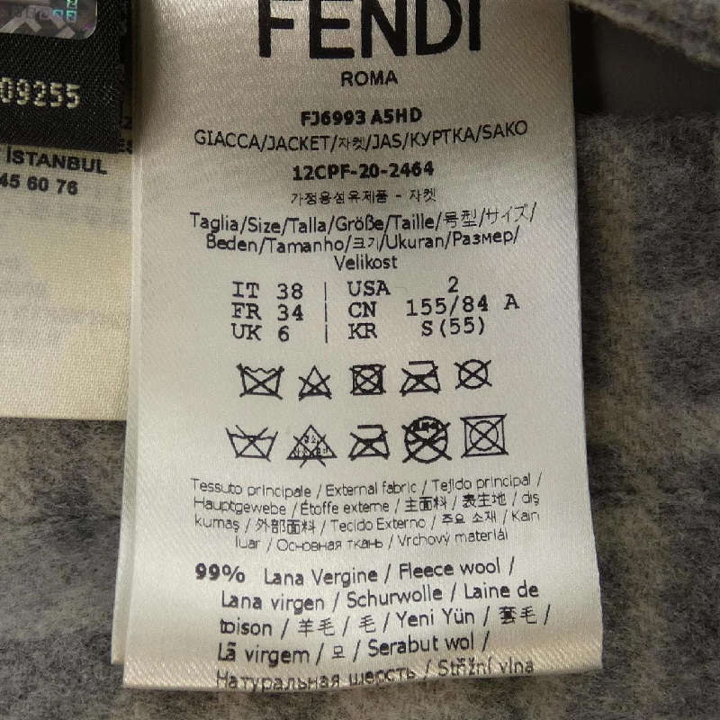 FENDI FF motif FJ6993 A5HD áo khoác 628831