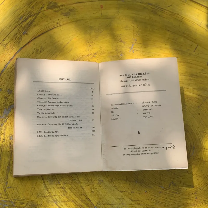 BAN NHẠC CỦA THẾ KỶ 20 THE BEATLES 100 BÀI HÁT CHỌN LỌC  780550