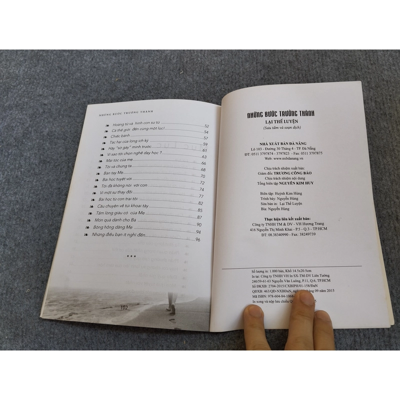 NHỮNG BƯỚC TRƯỞNG THÀNH 485186